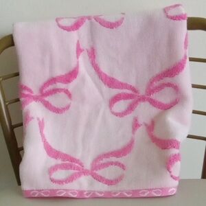 Pink Ribbon Hand Towel